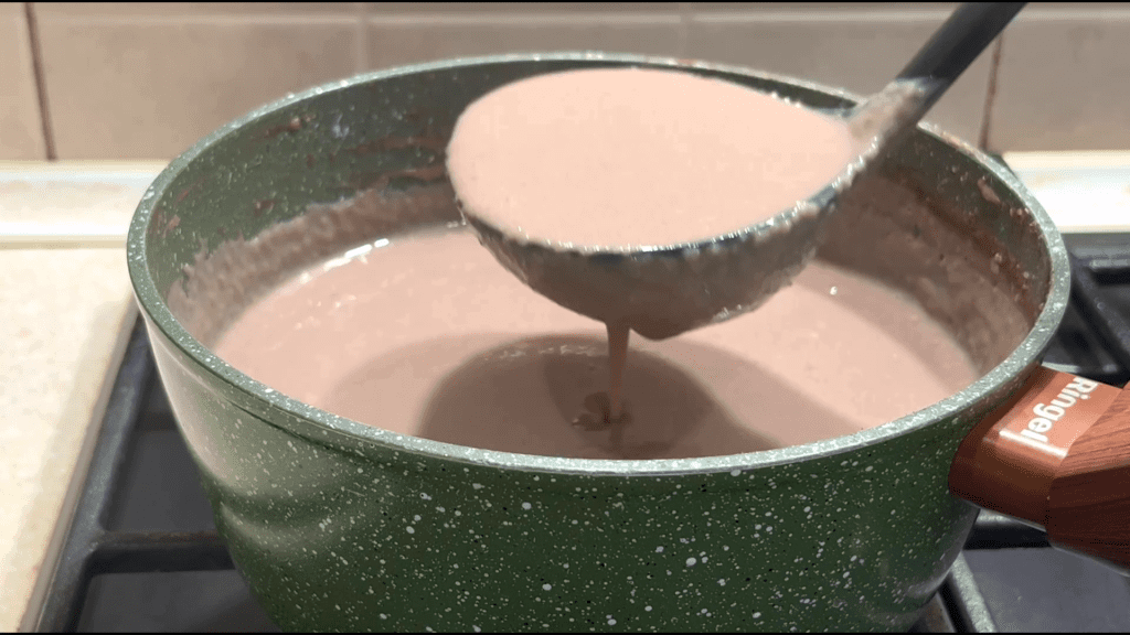 Шоколадная манная каша