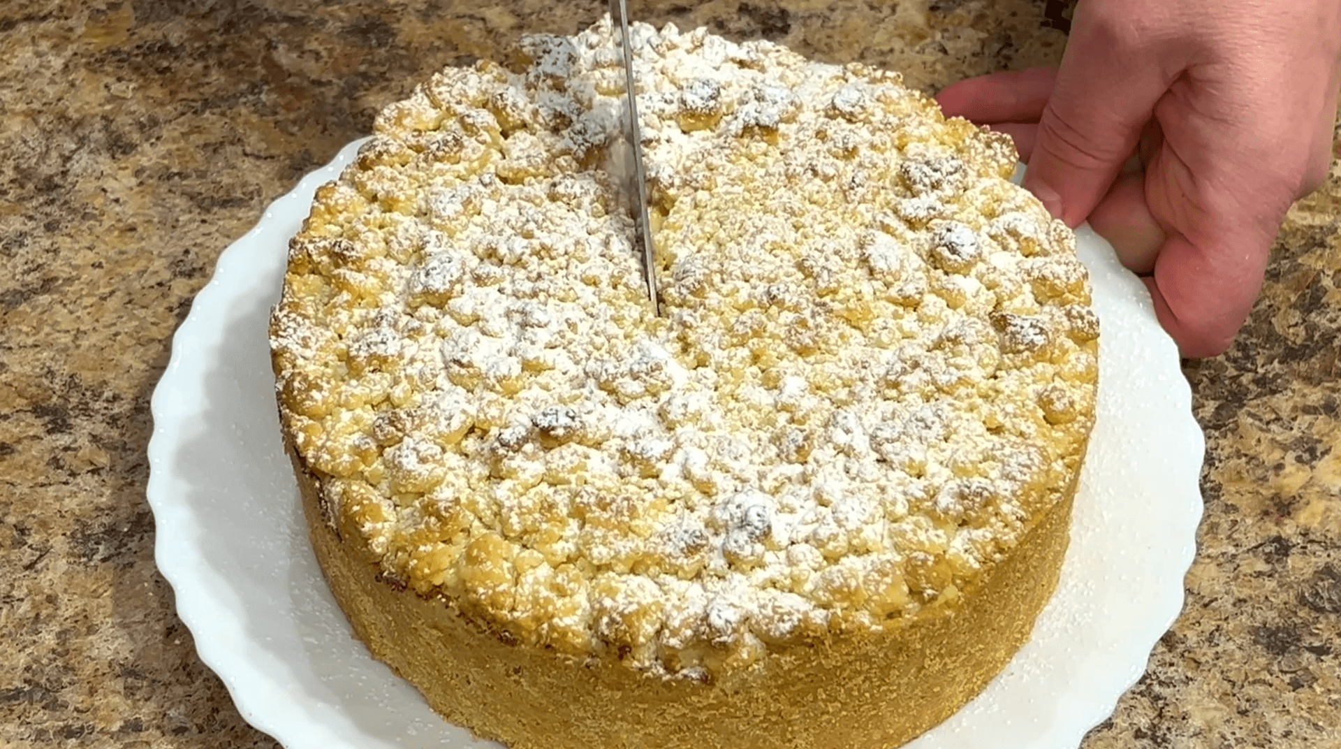 🍰 Вкусный Песочный Пирог с Творожной Начинкой! Восхитительный песочный пирог с нежным творожным суфле – Просто и Вкусно!