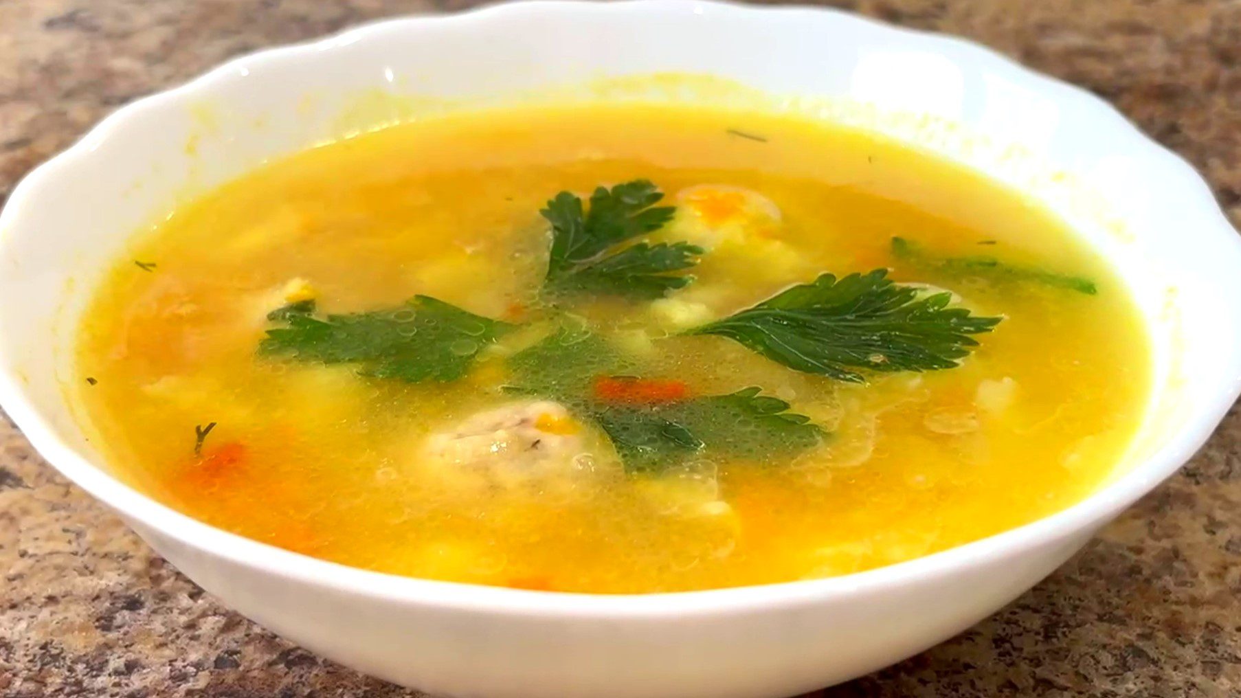 Суп с фрикадельками в тесте - Легкий и Вкусный Рецепт! Суп с фрикадельками в тесте – Легкий и Вкусный Рецепт!