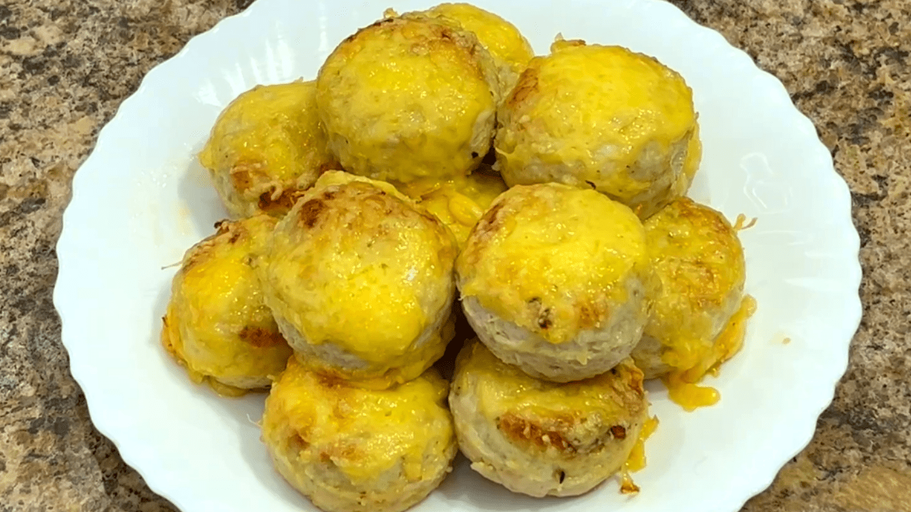 Сочные и Вкусные Котлеты с сыром, запеченные в духовке! Сочные и Вкусные Котлеты с сыром, запеченные в духовке!