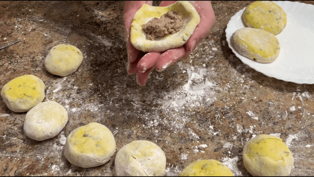 Картофельные зразы с рыбной начинкой