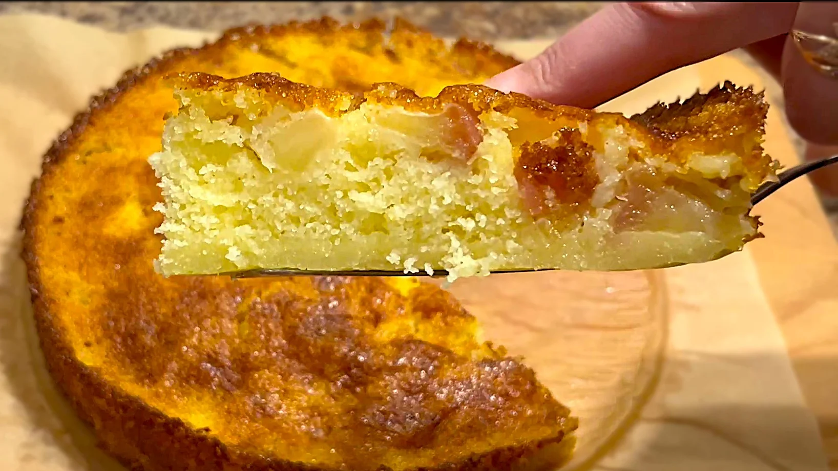 Очень вкусный пирог МАННИК с яблоками! Без Муки и Яиц!