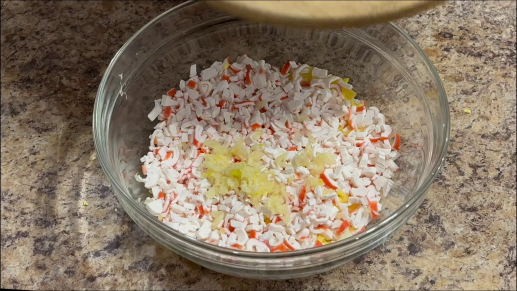 закуска из крабовых палочек