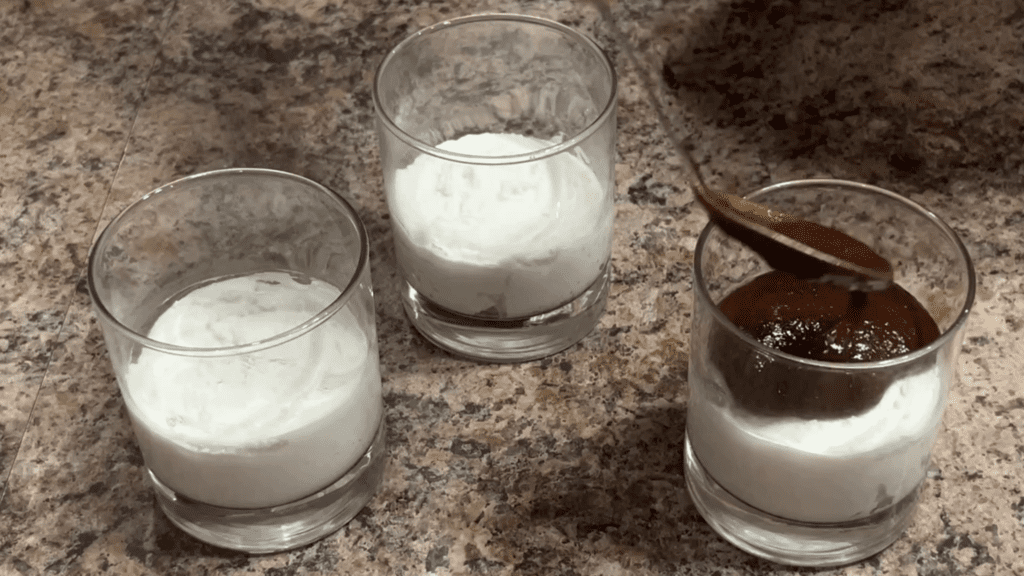 десерт с хурмой и творогом