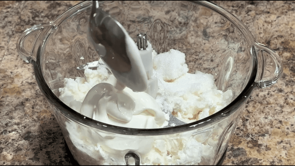 десерт с хурмой и творогом