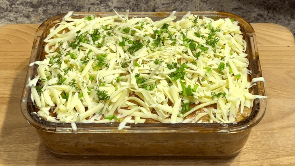 Картофельная запеканка с мясным фаршем