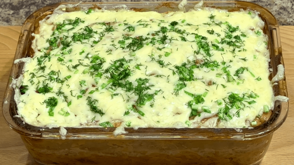 Картофельная запеканка с мясным фаршем