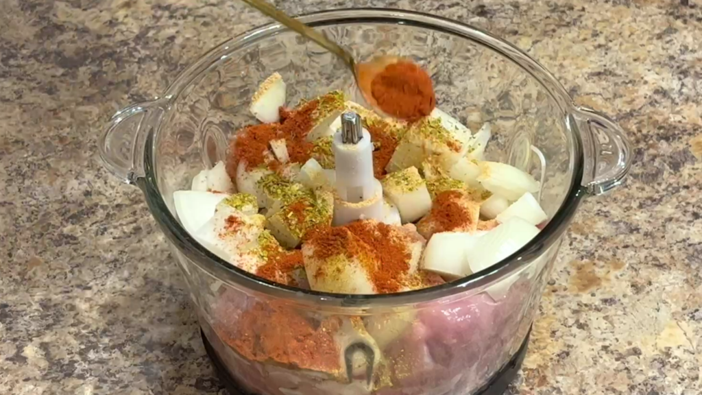 Картофельный пирог с курицей и сыром