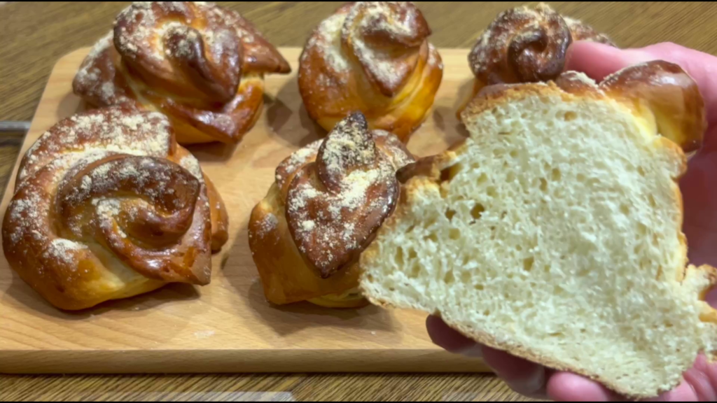 Сдобные Булочки со штрейзелем! Остаются мягкими целую неделю!