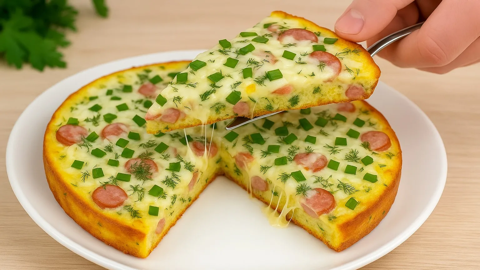 Картофельная запеканка-пирог – завтрак без муки и духовки!