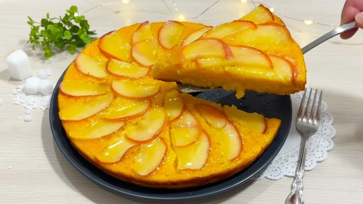 ПП Тыквенный пирог на сковороде: без муки, сахара и духовки