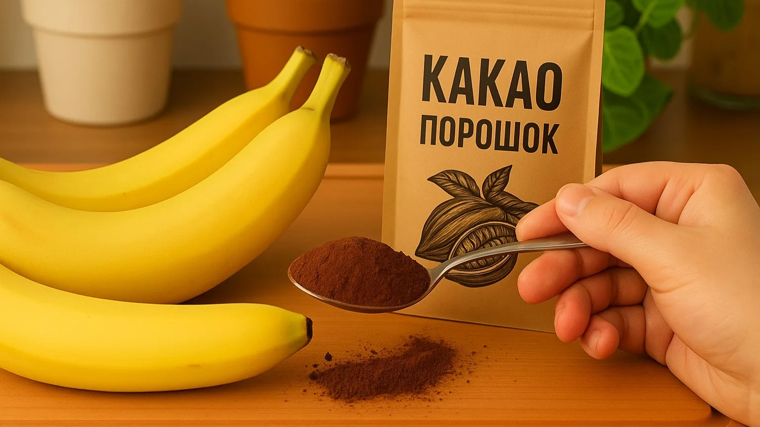 Десерт Без Выпечки Из Бананов и Какао!