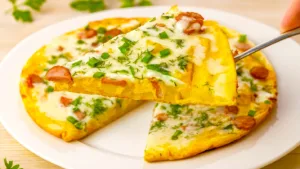 Картошка с яйцами на сковороде — быстрый и сытный завтрак или ужин с сосисками и сыром.